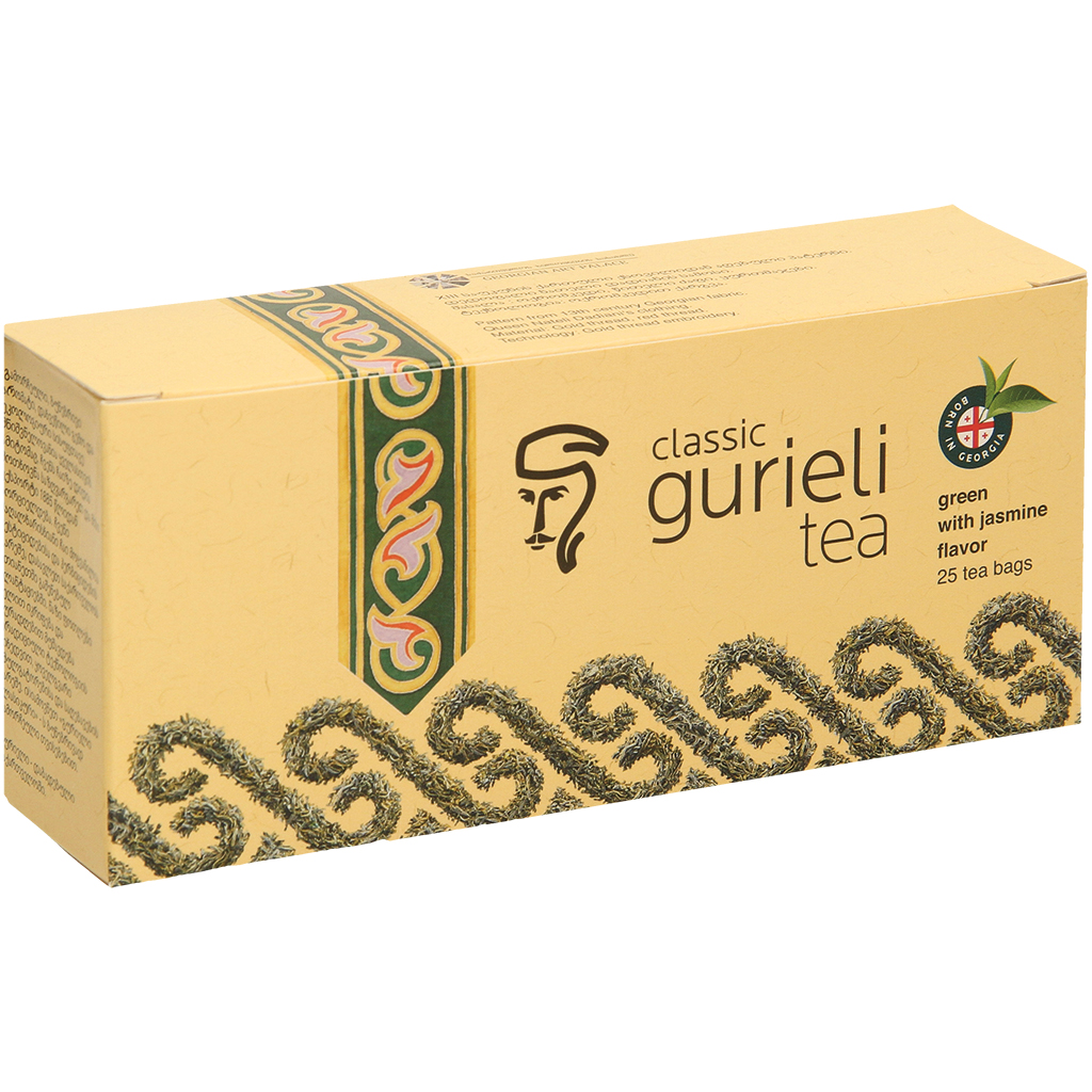 Aromatische groene Georgische thee met jasmijnsmaak "Gurieli Classic" 25x2g