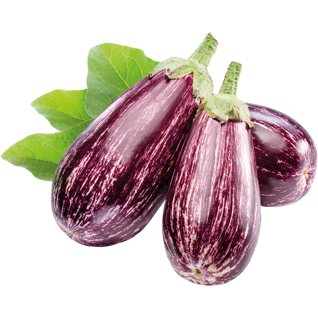 Aubergines Graffiti, gestreept
