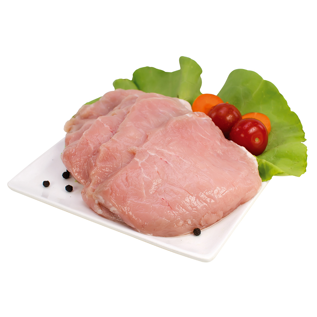 Minutensteaks van varkensvlees