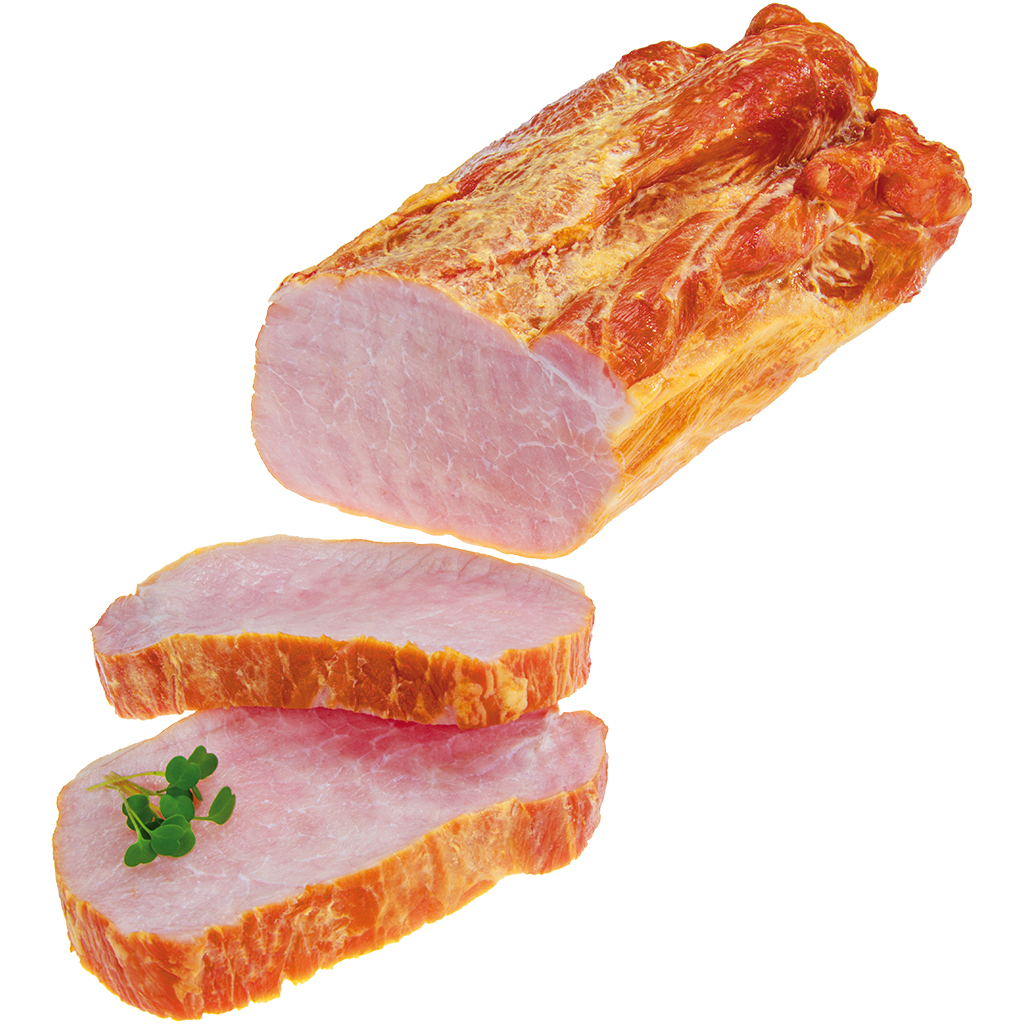 Просоленное и слегка подкопченное свиное мясо