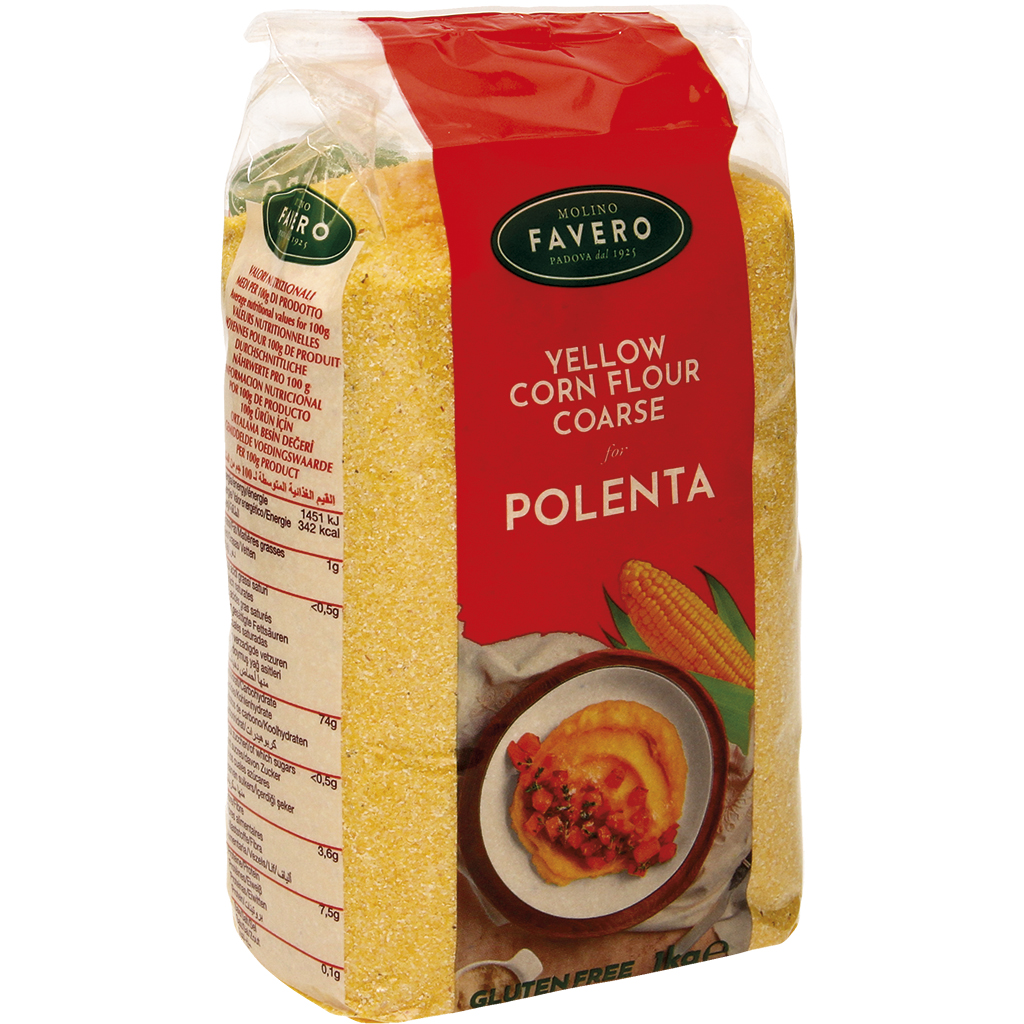 "Favero" Maïsgries voor polenta 1 kg