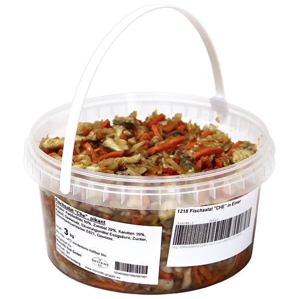 Vissalade "Che", pittig