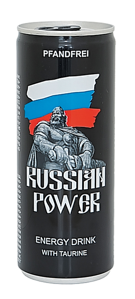 Cafeïnehoudende frisdrank "Russian Power"