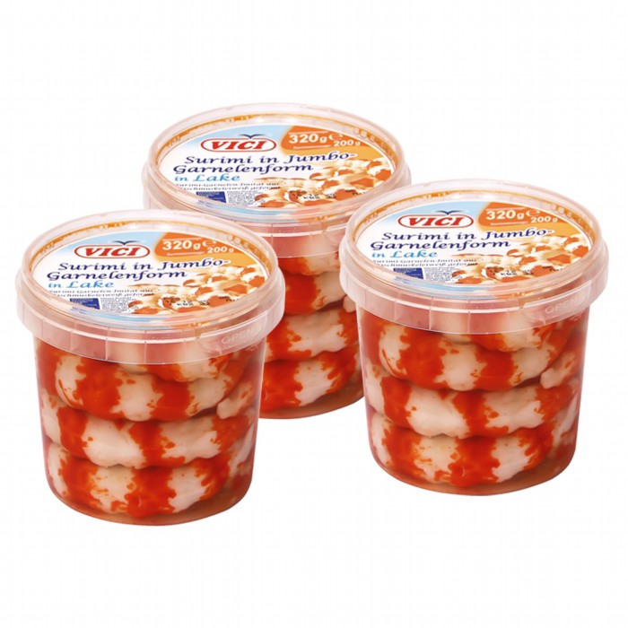Sparpakket: Surimi-garnalenimitatie van visspiereiwit