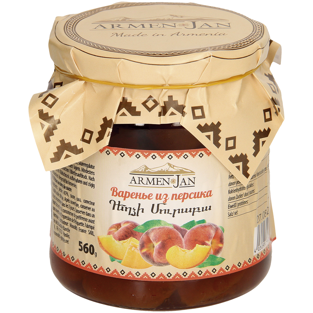 "Armenjan" Perzikstukjes in suikersiroop 560 g