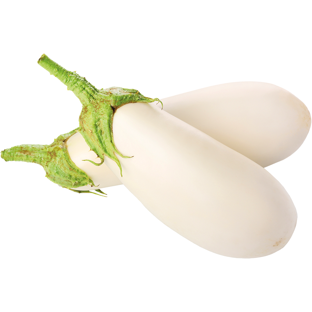 Witte aubergines