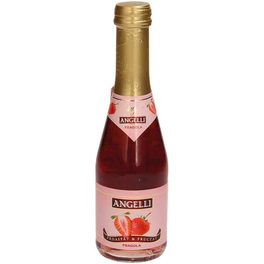 Aromatische wijnhoudende cocktail met aardbeiensmaak