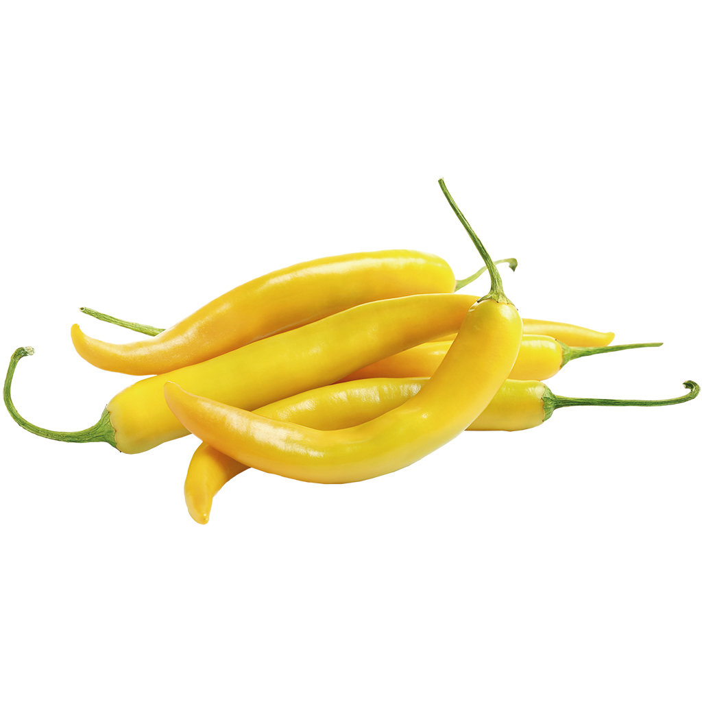 Pittige gele peperoni