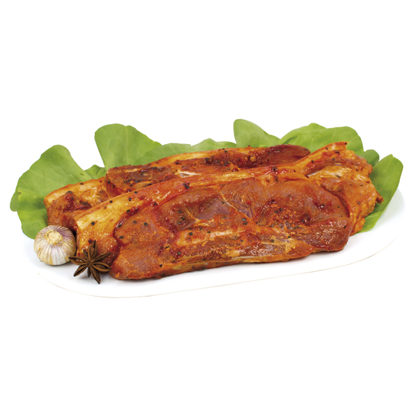 Маринованные стейки из свиной лопатки