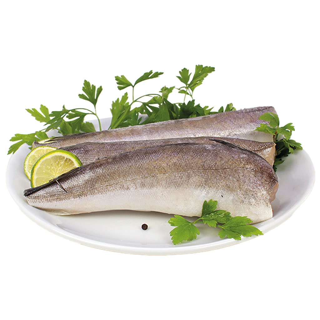 Diepgevroren heek (Merluccius hubbsi) zonder kop "Heck"