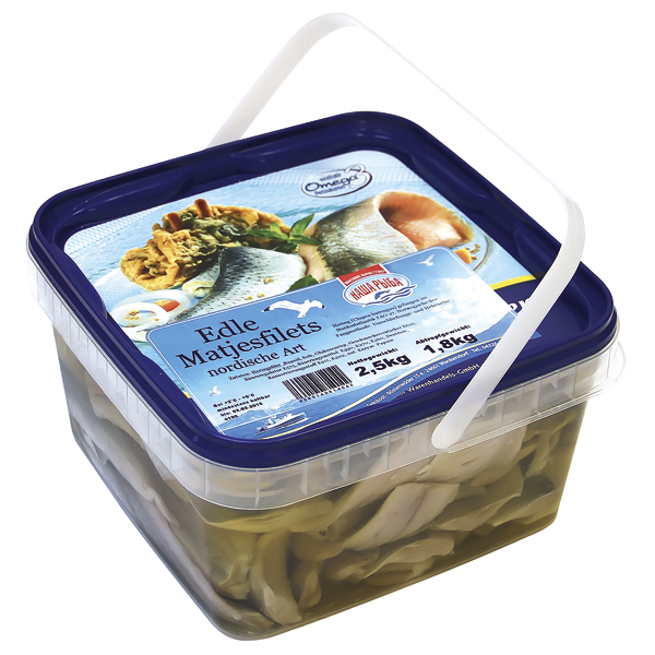 Haringfilet (Clupea harengus) in olie