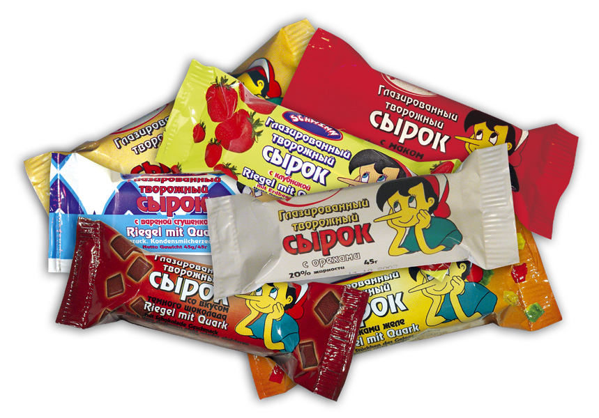 Quarkrepen "Syrok" verschillende smaken