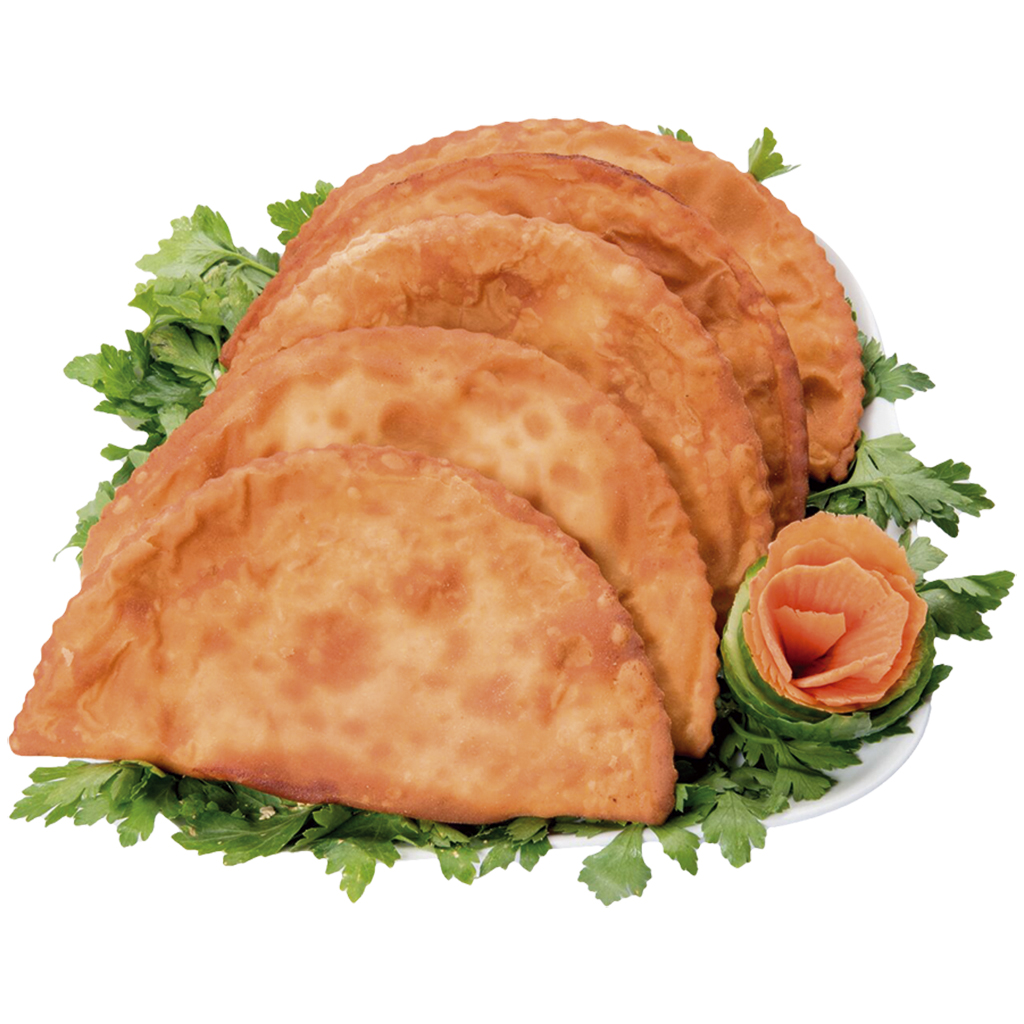 Жареные чебуреки со свининой