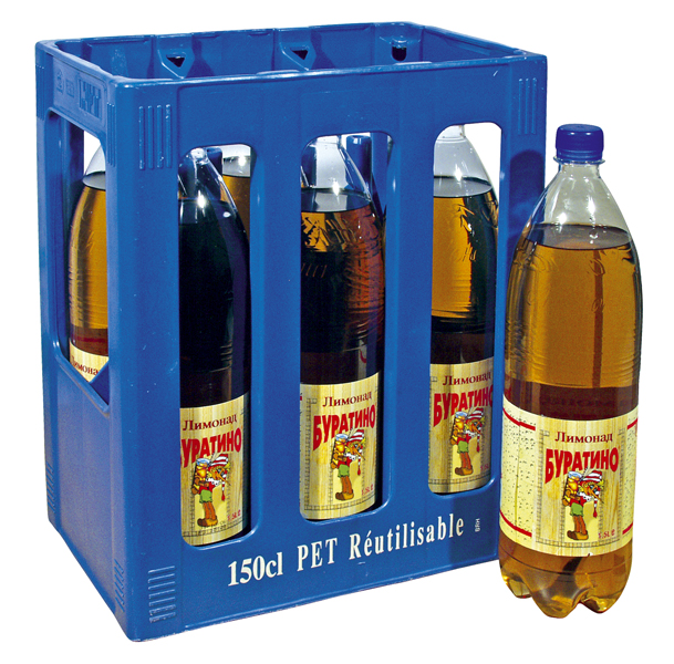 Verfrissingsdrank "Limonad-Buratino" 6 x 1,5 L / Doos