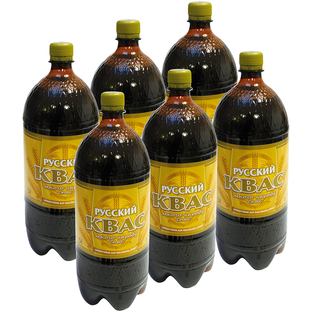 Квас "Русский" 6 x 1,5 л / ящик