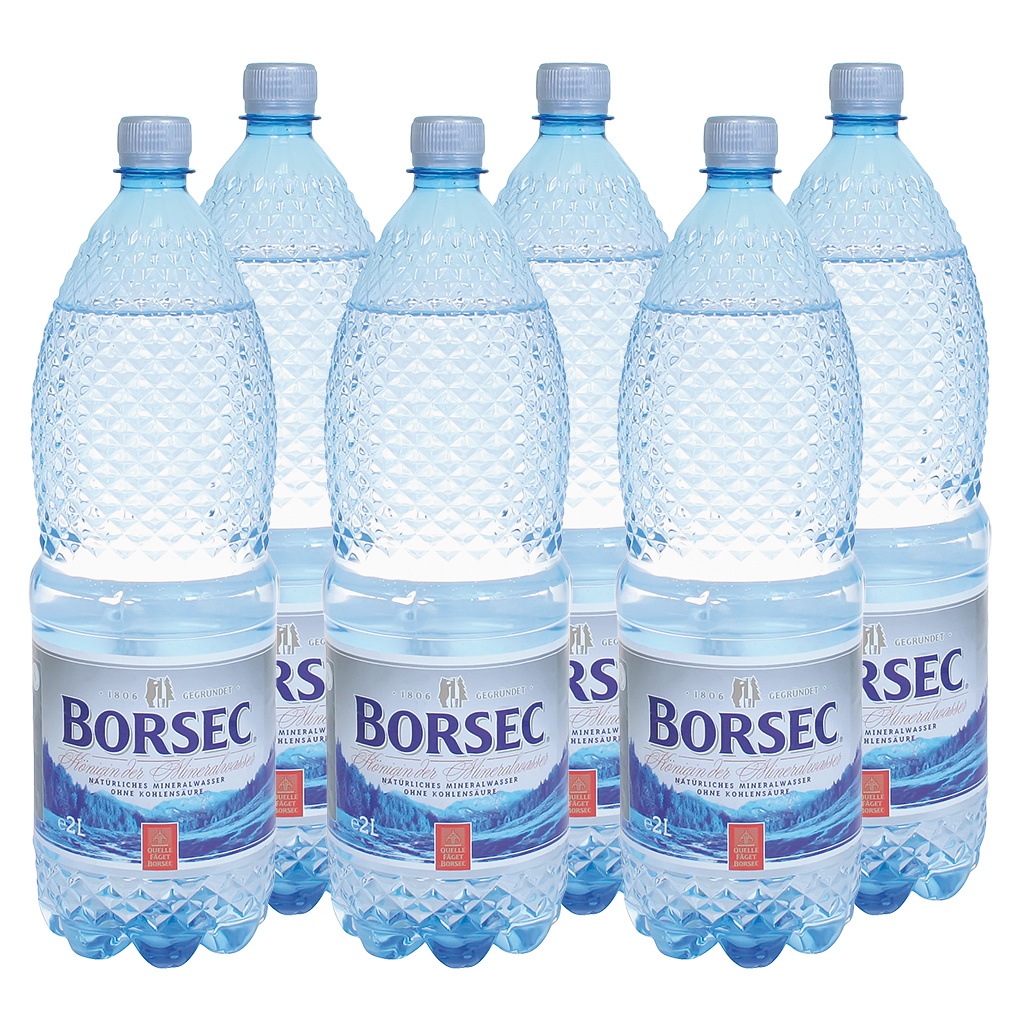 Минеральная вода "Борсек" негазированная 6 x 2 л.