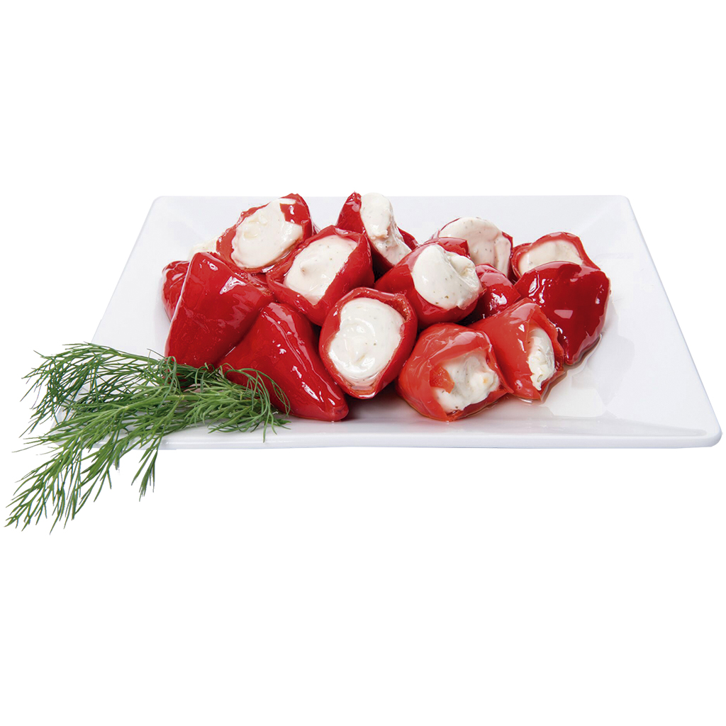 Paprika rood, gevuld