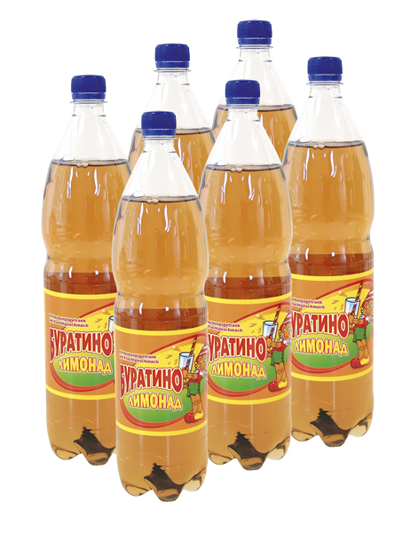 Verfrissingsdrank "Limonad-Buratino" 6 x 1,5 L