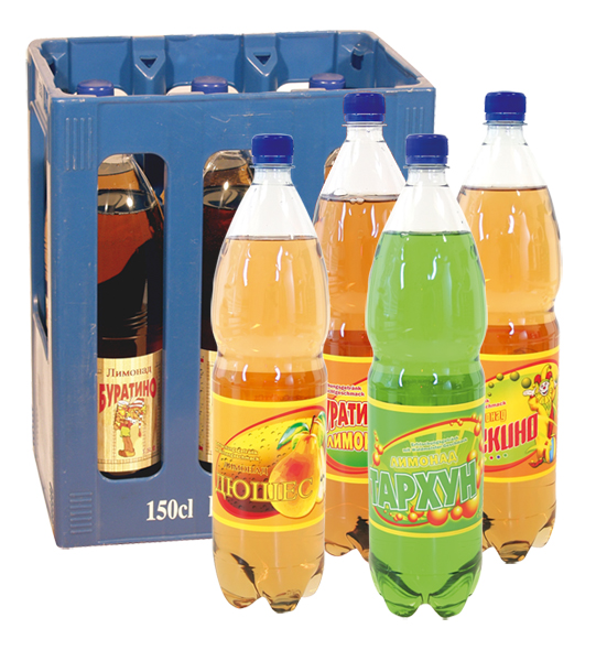 Verfrissingsdranken "Limonade" verschillende smaken 6 x 1,5L