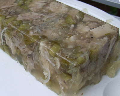 Huisgemaakte aspic