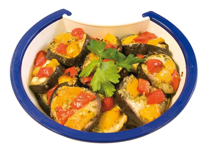Baklashani in knoflooksaus