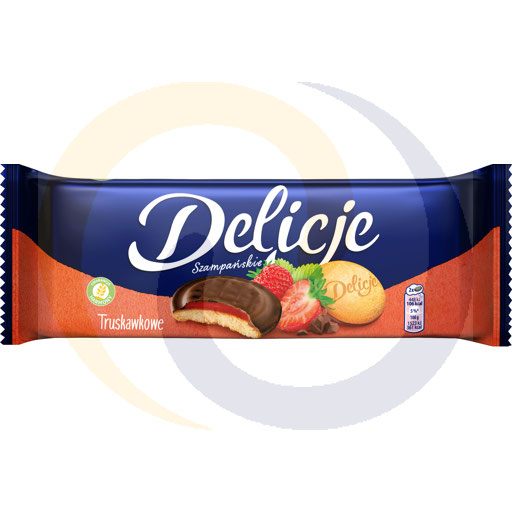 Delicje Aardbei Champagne Koekjes 147g/24st Mondelez