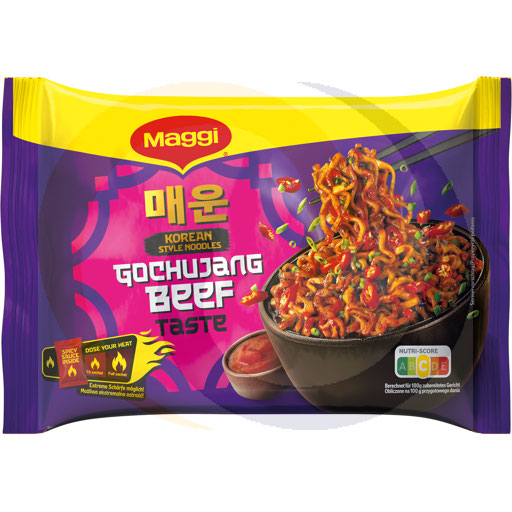 Schotelnoedels Koreaanse Gochujang Rundvlees 130g/8st Winiary