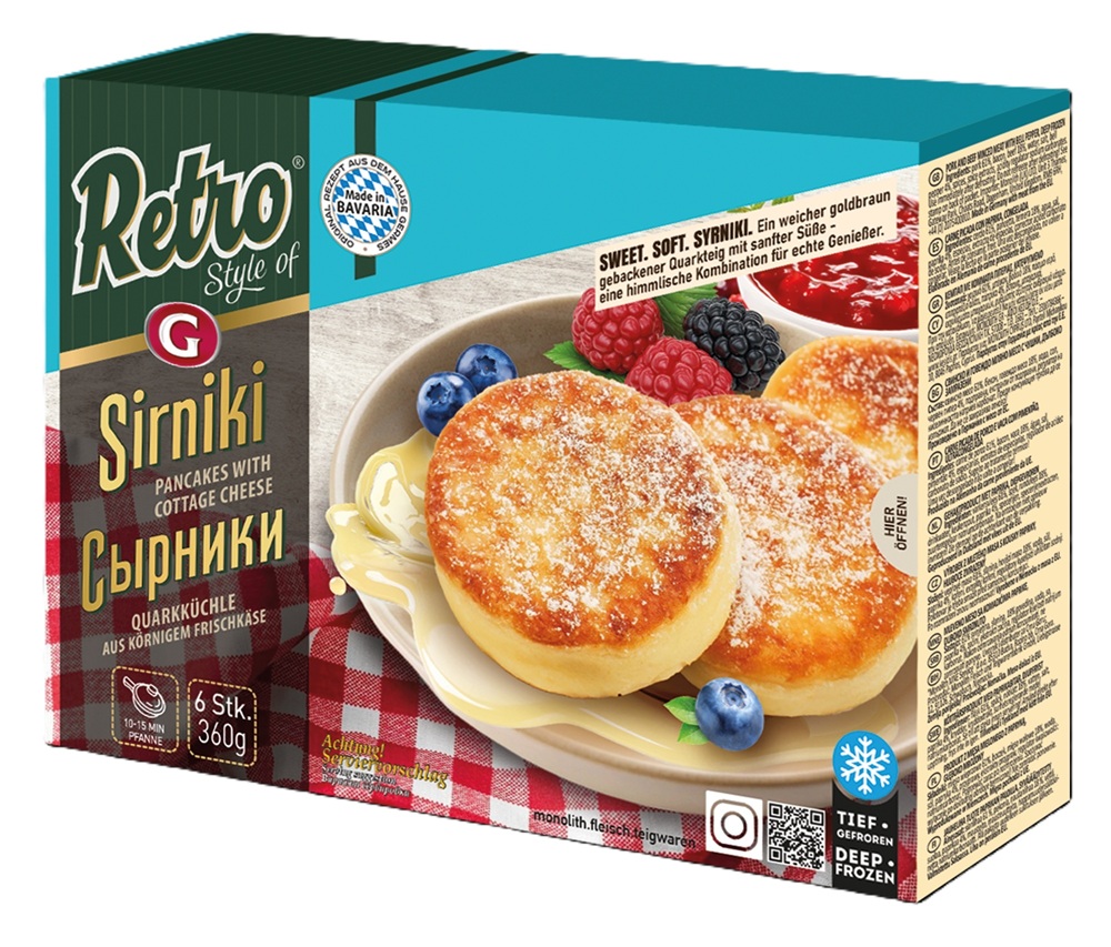 Retro Sirniki, - Quarkkoekjes, diepgevroren