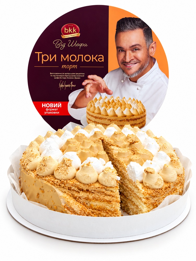 Торт "Три Молока", замороженный