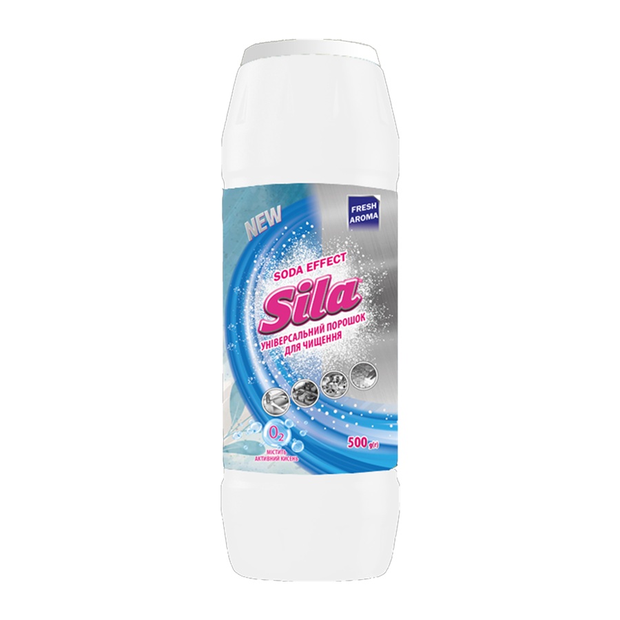 Universele reinigingspoeder "Sila" met soda en frisse geur