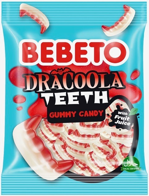 Фруктовые жевательные конфеты "Dracola Teeth"