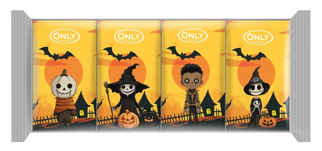 Spookhuis Melkchocolade 4x15g