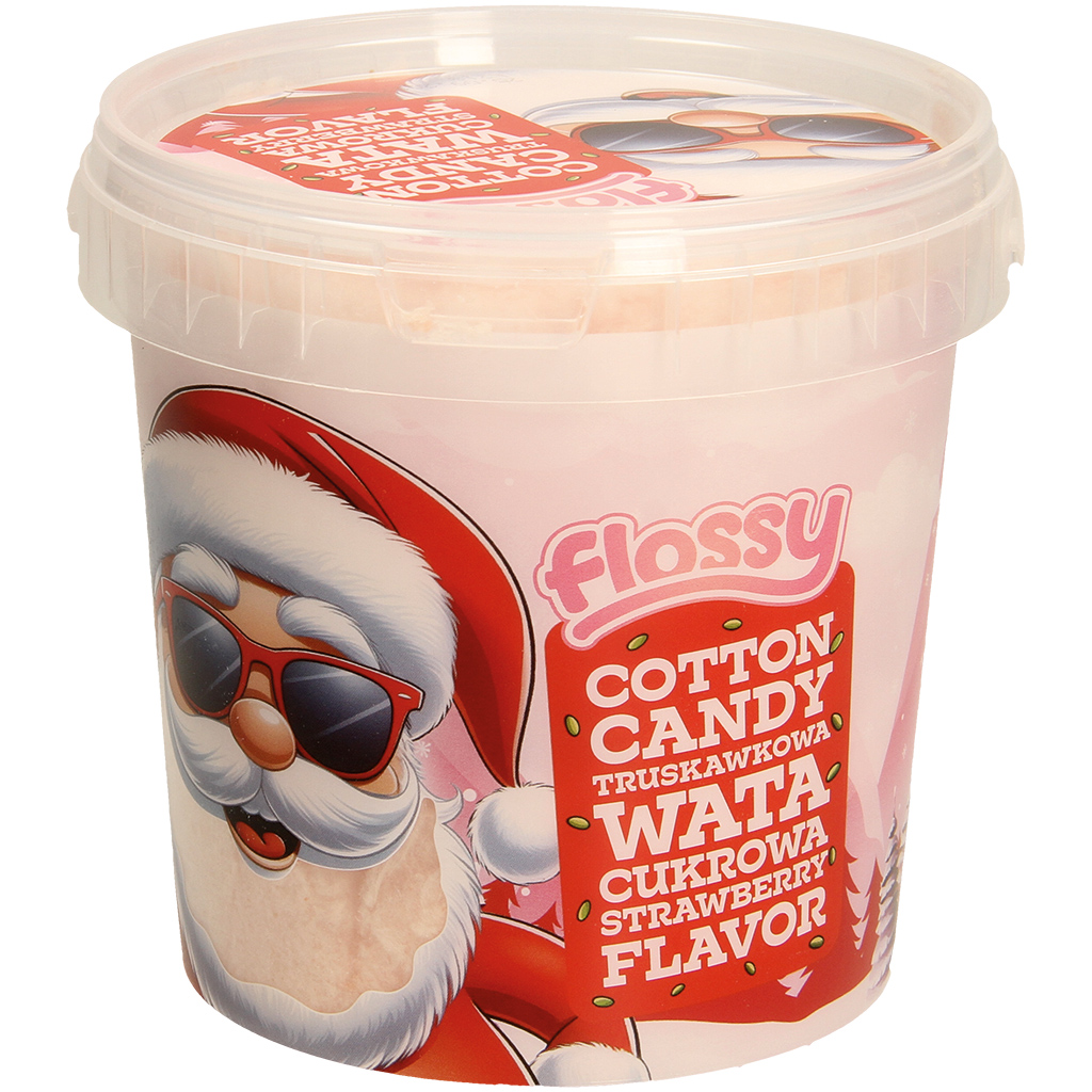 Suikerspin met aardbeiensmaak "SINT NICOLAAS"