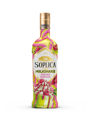 SOPLICA Milkshake Raspberry - Matcha 0,5l / Alc.15%