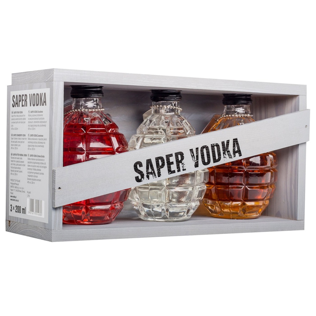 SAPER Wodka 1(3x0,2l) / Alk. 40%