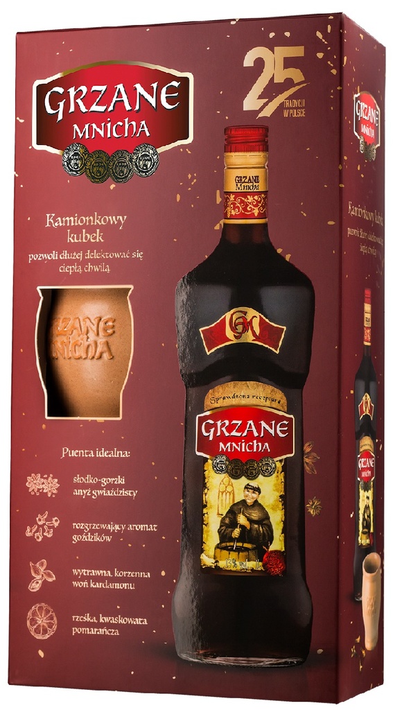 Grzane Mnicha Red 1l/Alk.13% +1 CUP