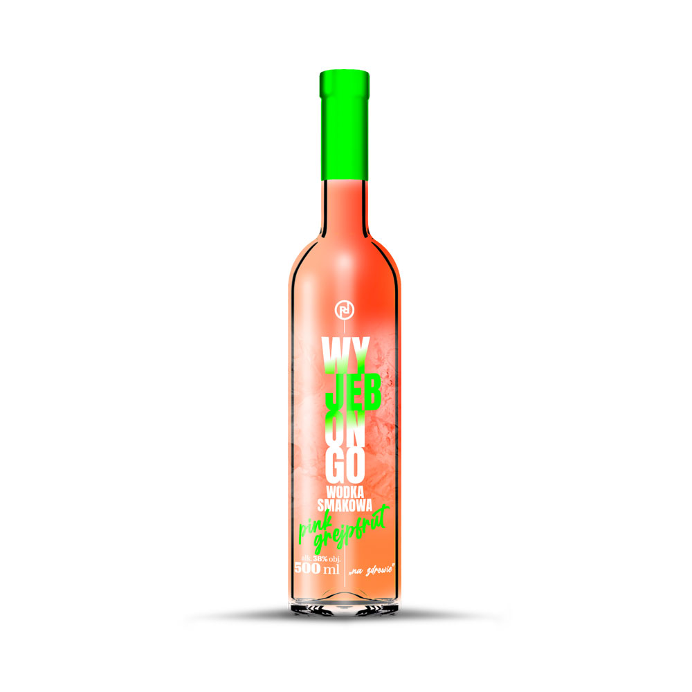 WODKA Wyjebongo Pink Grejpfrut 0,5l / Alc. 38%