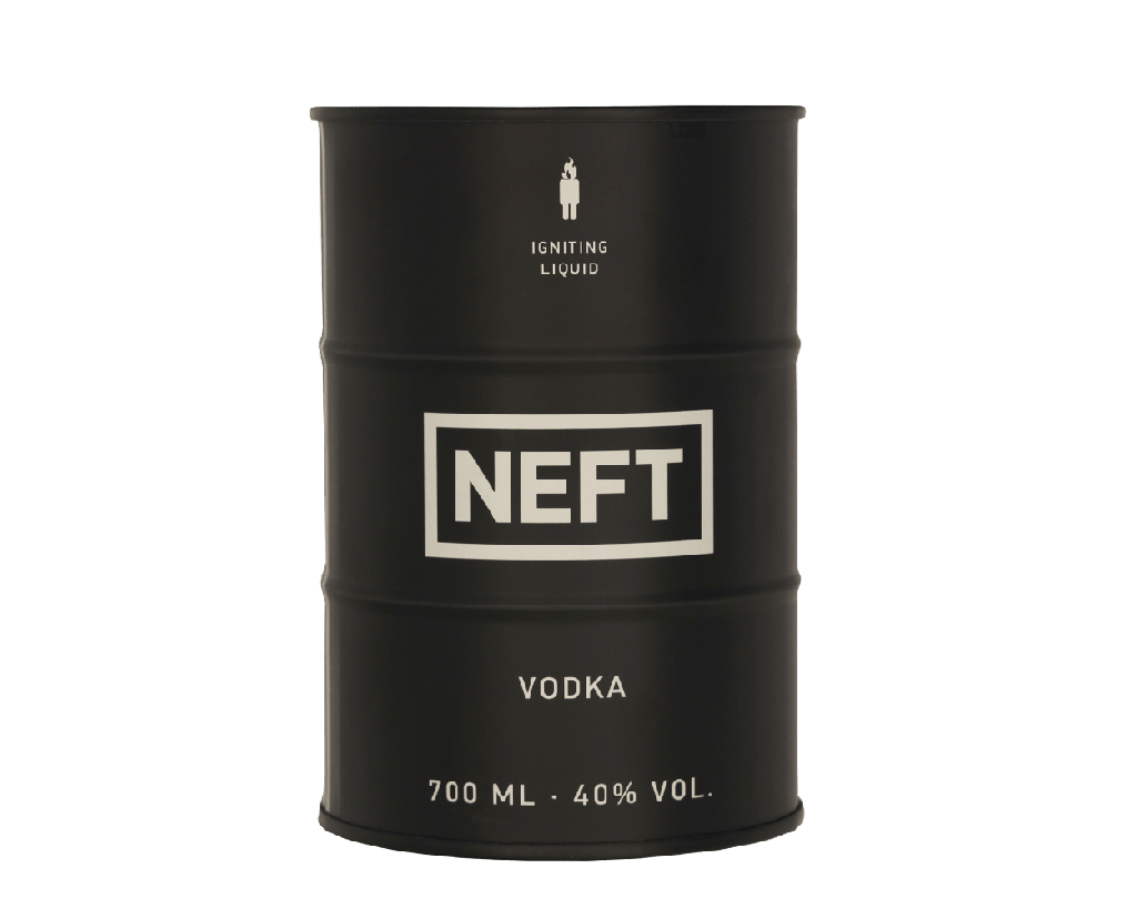 NEFT Ultra Premium Vodka barrel BLACK 0.7l / Alc. 40%