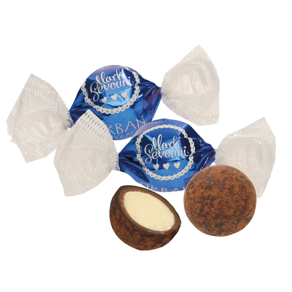 Pralines met gecondenseerde melk smaak