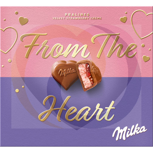 Milka From The Heart chocoladebox 114g/10st Mondelez
