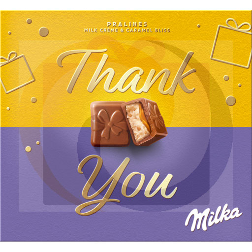 Шоколадная коробка Milka Thank You 114г/10шт Mondelez