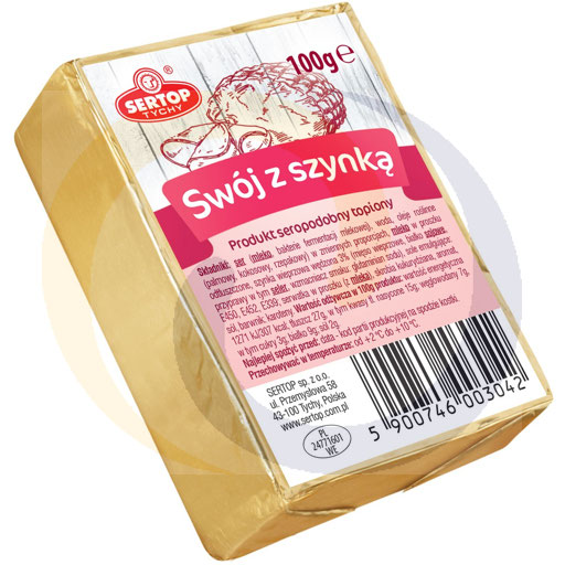 Kaasachtige topping. Jouw met ham, 100g Sertop