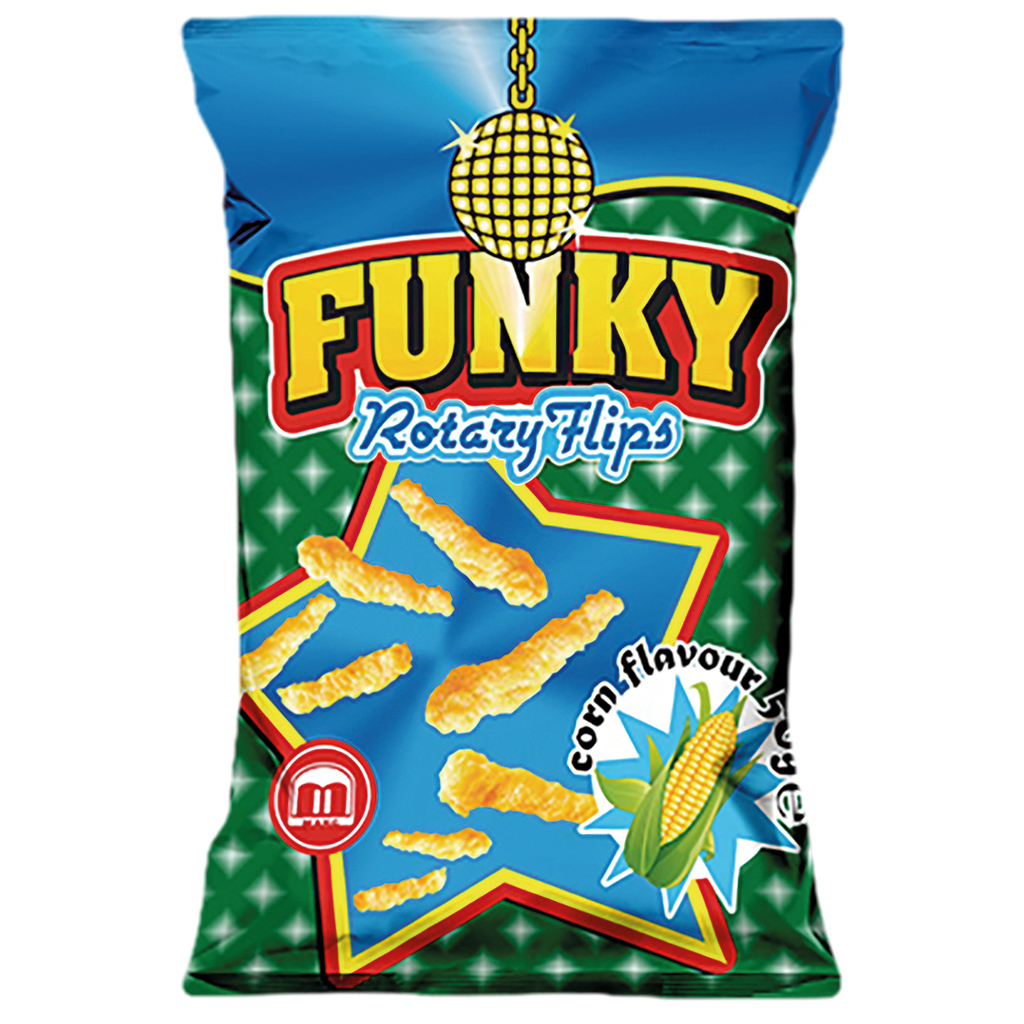 Funky Rotary Flips met maïssmaak