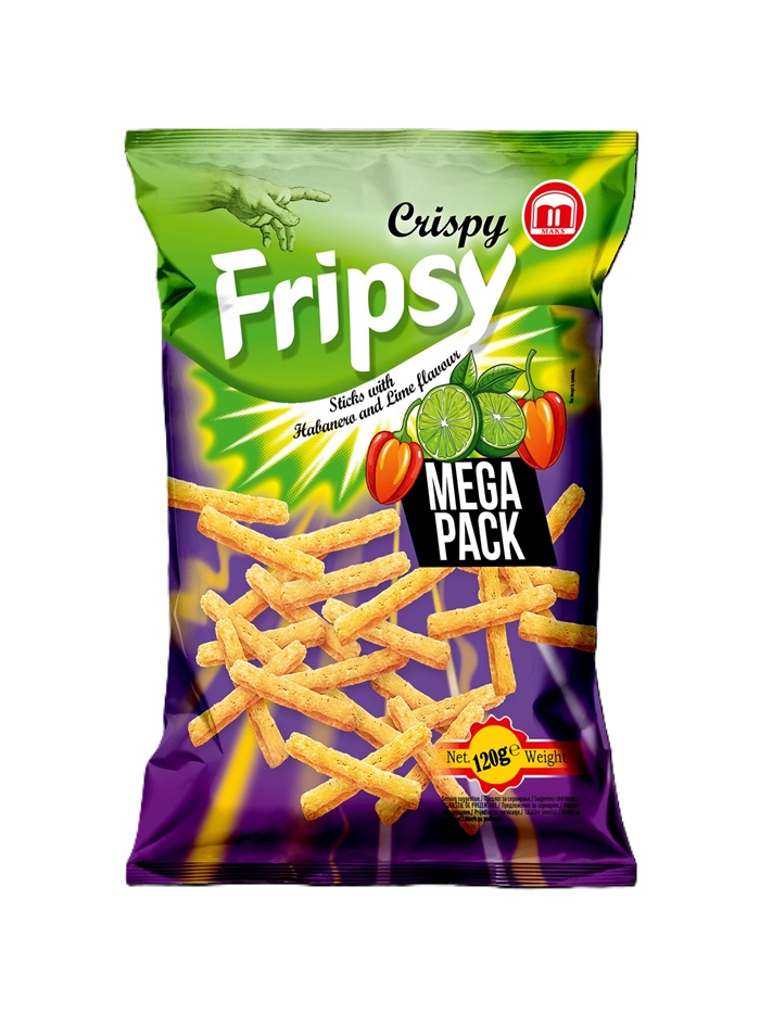Fripsy, Knapperige snackstokken met Habanero- en limoen smaak