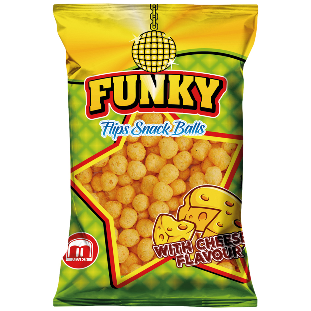 Funky Flips Snackballetjes met kaassmaak