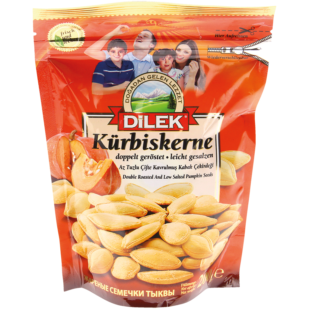 Geroosterde en gezouten pompoenpitten