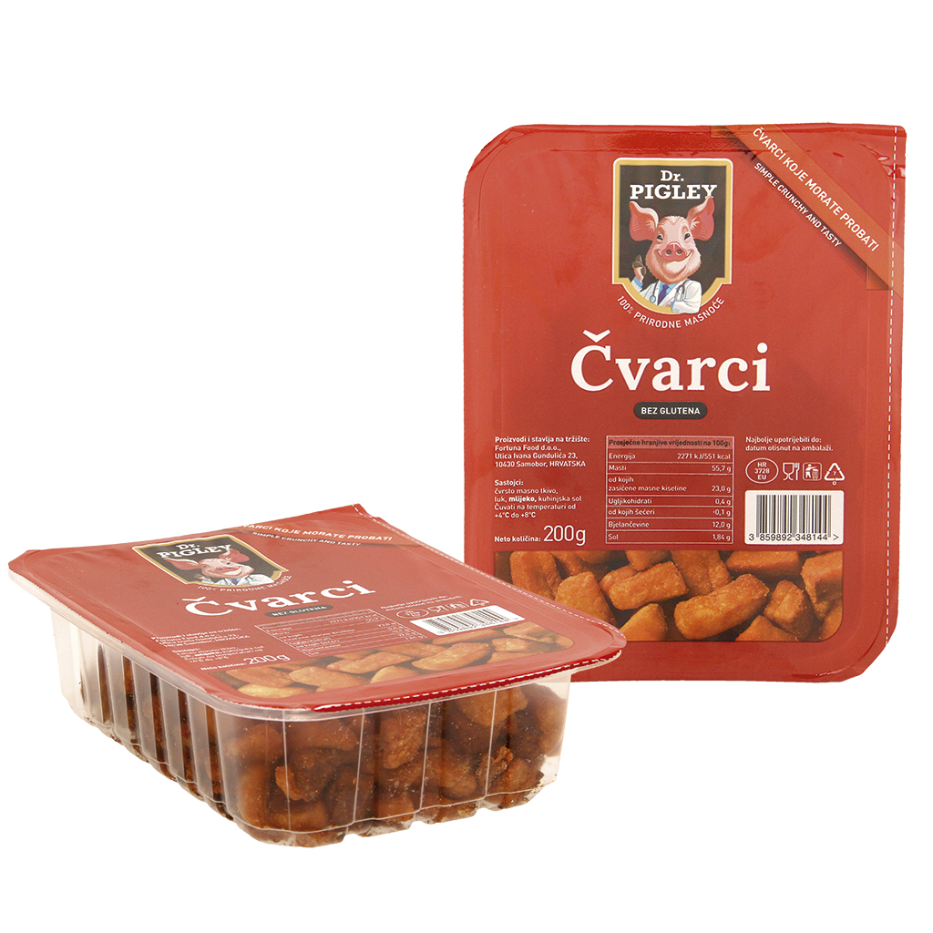Cvarci - Knapperige varkensvet met melk en uien