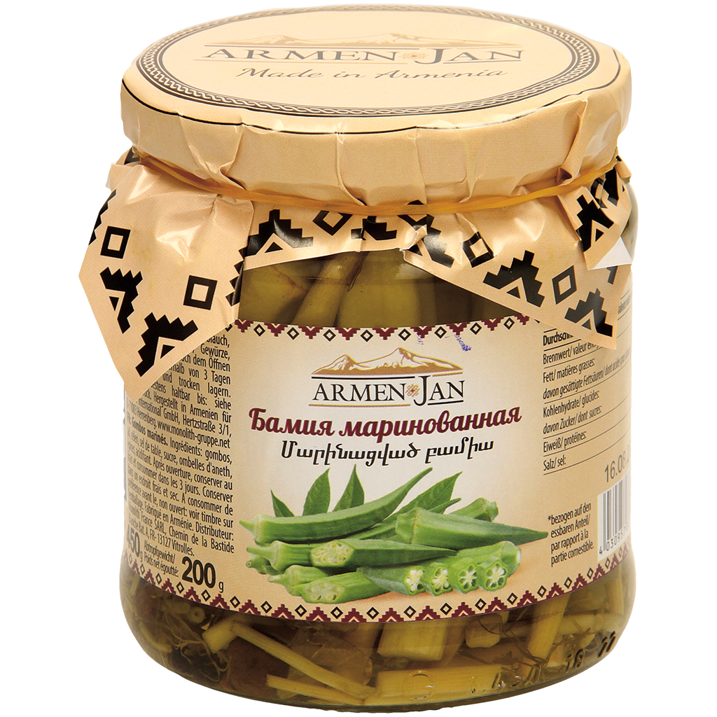 "Armenjan" Okra gemarineerd 450 g