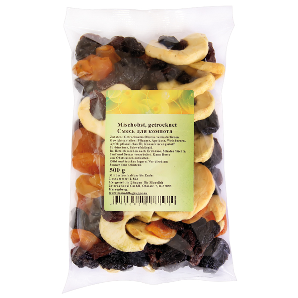 Gedroogd gemengd fruit