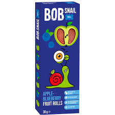 BOB SNAIL FRUITROLLETJES APPEL-BOSBES 30G